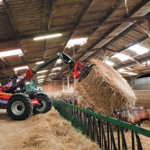 Telescopic loader ventilator